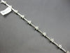 1.25CT DIAMOND 14KT WHITE GOLD 3D ROUND MULTI STAR BY THE YARD TENNIS BRACELET