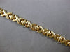 ESTATE LONG 14KT YELLOW GOLD 3D CLASSIC XO LOVE BRACELET