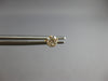 ESTATE .33CT DIAMOND 14KT YELLOW GOLD 3D ROUND CLASSIC FOUR PRONG STUD EARRINGS