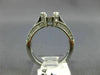 .84CT DIAMOND 14KT WHITE GOLD ROUND FISHTAIL SEMI MOUNT ENGAGEMENT RING #14248