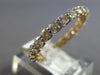 1.56CT DIAMOND 14K YELLOW GOLD 3D ETERNITY SHARED PRONG WEDDING ANNIVERSARY RING