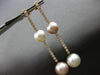 LARGE 1.81CT DIAMOND & AAA WHITE & PINK SOUTH SEA PEARL 18KT ROSE GOLD EARRINGS