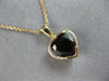 1.98CT DIAMOND & AAA GARNET 14K YELLOW GOLD HEART SHAPE & ROUND FILIGREE PENDANT