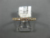 ESTATE .66CT DIAMOND 14KT ROSE GOLD 3D LOW SETTING ETERNITY ANNIVERSARY RING