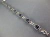 8.10CT DIAMOND & AAA AMETHYST 14KT WHITE GOLD 3D CUSHION & ROUND TENNIS BRACELET