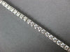 ESTATE 2.12CT DIAMOND 14KT WHITE GOLD 3D CLASSIC ROUND 4 PRONG TENNIS BRACELET