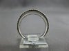 ESTATE LARGE 1.39CT DIAMOND 18KT WHITE GOLD 3D MULTI ROW FUN ANNIVERSARY RING