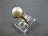 ESTATE AAA SOUTH SEA PEARL 14KT YELLOW GOLD 3D CLASSIC SOLITAIRE ENGAGEMENT RING