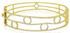 WIDE 1.05CT DIAMOND 18KT YELLOW GOLD 3D MULTI CIRCULAR 3 ROW FUN BANGLE BRACELET