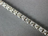 ESTATE 3.02CT DIAMOND 14KT WHITE GOLD 3D ROUND CLASSIC 4 PRONG TENNIS BRACELET