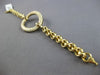 LARGE 1.73CT DIAMOND 14KT YELLOW GOLD CLASSIC OPEN OVAL MULTI ROW LINK BRACELET