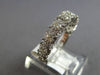 1.08CT DIAMOND 14K WHITE GOLD 3D INVISIBLE MULTI FLOWER WEDDING ANNIVERSARY RING