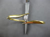 .25CT DIAMOND 14KT YELLOW GOLD 3D ROUND SOLITAIRE MARQUISE SHAPE BANGLE BRACELET
