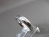ESTATE 14KT WHITE GOLD SHINY MILGRAIN COMFORT FIT WEDDING BAND RING 4mm #23411