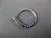 .31CT DIAMOND 18KT WHITE GOLD 3D CLASSIC 1.5MM CIRCULAR HUGGIE HANGING EARRINGS