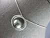 ESTATE .30CT DIAMOND & AAA TAHITIAN PEARL 18KT WHITE GOLD CIRCLE OF LIFE PENDANT
