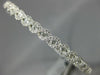 1.43CT DIAMOND 18K WHITE GOLD INFINITY ETOILE SEMI ETERNITY LOVE BANGLE BRACELET