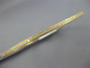 ESTATE .96CT DIAMOND 18KT YELLOW GOLD CLASSIC MILGRAIN ETERNITY BANGLE BRACELET