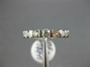 .36CT DIAMOND 14KT WHITE GOLD 3MM ROUND 7 STONE CHANNEL WEDDING ANNIVERSARY RING
