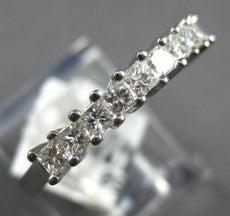 .50CT DIAMOND 14KT WHITE GOLD PRINCESS INVISIBLE PRONG WEDDING ANNIVERSARY RING