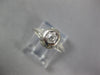 ANTIQUE .10CT DIAMOND 18KT WHITE GOLD ART DECO SOLITAIRE ENGAGEMENT RING #27239