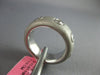 WIDE .81CT DIAMOND & GRAY ENAMEL 18KT WHITE GOLD ETOILE WEDDING ANNIVERSARY RING