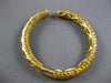 EXTRA LARGE 12.52CT INTENSE FANCY YELLOW DIAMOND 18KT YELLOW GOLD HOOP EARRINGS