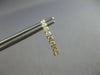 .82CT DIAMOND 14K YELLOW GOLD 3D CLASSIC INSIDE OUT OVAL HUGGIE HANGING EARRINGS