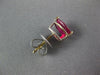 ESTATE LARGE 1.26CT AAA RUBY 14KT WHITE GOLD 3D PEAR SHAPE CLASSIC STUD EARRINGS
