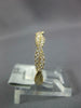 ESTATE .20CT DIAMOND 18KT YELLOW GOLD 3D CLASSIC ROPE SEMI ETERNITY LOVE RING