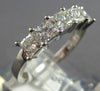 1.50CT DIAMOND 14K WHITE GOLD 3D SHARED PRONG INVISIBLE WEDDING ANNIVERSARY RING