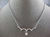 .36CT DIAMOND 18KT WHITE GOLD FLOWER TEAR DROP INTERCHANGEABLE PENDANT NECKLACE