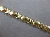 ESTATE LONG 14KT YELLOW GOLD 3D CLASSIC XO LOVE BRACELET