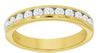 .50CT DIAMOND 14KT YELLOW GOLD 3D SEMI ETERNTIY CHANNEL WEDDING ANNIVERSARY RING
