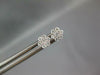 ESTATE .36CT DIAMOND 14KT WHITE GOLD CLUSTER FLOWER CLASSIC STUD EARRINGS #10584