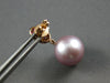 ESTATE AAA RUBY & AAA PINK SOUTH SEA PEARL 18KT ROSE GOLD OVAL HANGING EARRINGS