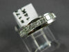 ESTATE WIDE 2.64CT PRINCESS DIAMOND 14K WHITE GOLD ETERNITY CHANNEL RING #17553