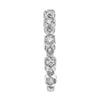 .37CT DIAMOND 18K WHITE GOLD INFINITY HEXAGON FILIGREE MILGRAIN ANNIVERSARY RING