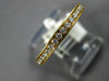 .15CT DIAMOND 18KT YELLOW GOLD 3D SEMI ETERNITY CHANNEL WEDDING ANNIVERSARY RING