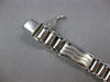 ESTATE WIDE & LONG 14KT WHITE GOLD 3D MATTE & SHINY HANDCRAFTED MENS BRACELET
