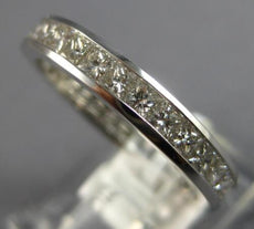 2.41CT DIAMOND 14KT WHITE GOLD ROUND SHARED PRONG ETERNITY FUN ANNIVERSARY RING