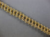 ANTIQUE LARGE AND LONG 14KT YELLOW GOLD 3D CLASSIC CHARM BRACELET