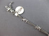 .26CT DIAMOND 14KT WHITE GOLD ROUND BEZEL ETOILE TRIANGULAR FUN TENNIS BRACELET
