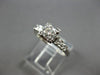 ANTIQUE .57CT OLD MINE DIAMOND PLATINIM FISHTAIL 5 STONE ENGAGEMENT RING #28024