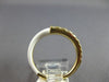 .43CT DIAMOND & WHITE ENAMEL 14K YELLOW GOLD GRADUATING JOURNEY CRISS CROSS RING
