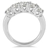 2.0CT DIAMOND 14KT WHITE GOLD 3D ROUND 5 STONE LUCIDA WEDDING ANNIVERSARY RING