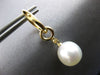 .29CT DIAMOND & AAA SOUTH SEA PEARL 18KT YELLOW GOLD LEVERBACK HANGING EARRINGS