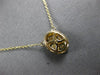 .67CT DIAMOND 14KT YELLOW GOLD CLUSTER INVISIBLE OVAL HALO BY THE YARD NECKLACE