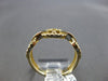 ESTATE .50CT DIAMOND 14KT YELLOW GOLD 3D CLASSIC OVAL LINK LOVE KNOT FUN RING