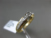 ESTATE .20CT DIAMOND 14KT TWO TONE GOLD 3D FRIENDSHIP PROMISE ENGAGEMENT RING